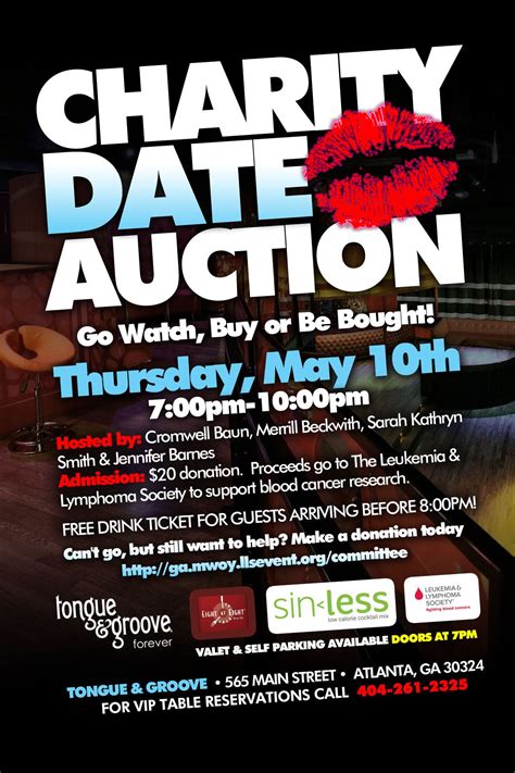 dating auction fundraiser